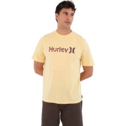 Maglietta Hurley Short Sleeve Printing Press Money Egg Shell