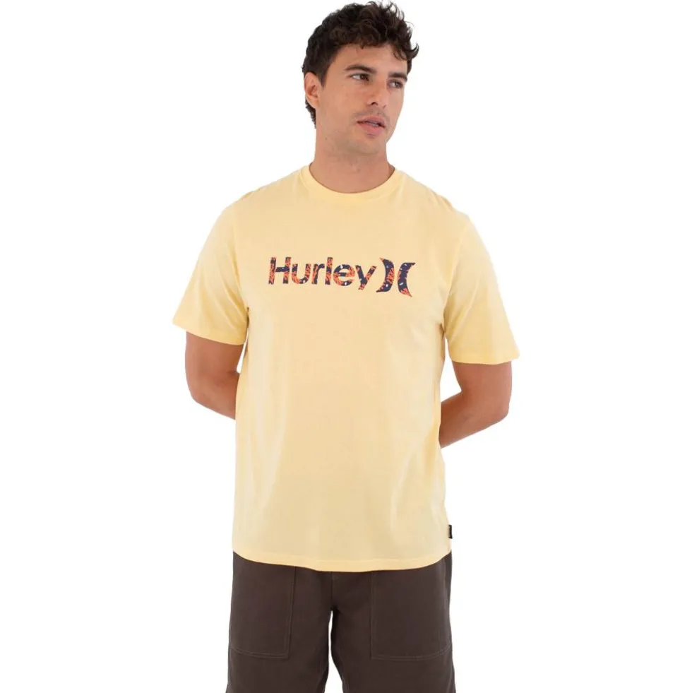Maglietta Hurley Short Sleeve Printing Press Money Egg Shell