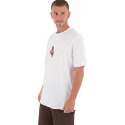 Maglietta Hurley Tattoo Trudy Heart Short Sleeve White
