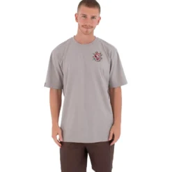 Maglietta Hurley Tattoo Trudy Tigger Short Sleeve Particle Grey