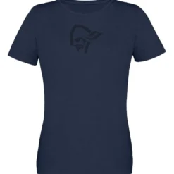 Maglietta Norrona 29 Cotton Viking W's Indigo Night/sky Cap