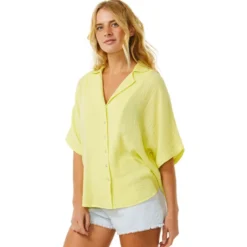 Maglietta Rip Curl Chemisier Premium Surf Bright Yellow