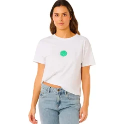 Maglietta Rip Curl Icons Of Surf Relaxed Optical White