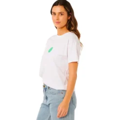 Maglietta Rip Curl Icons Of Surf Relaxed Optical White