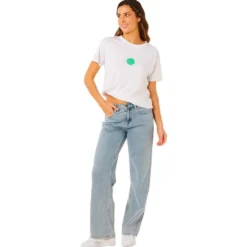Maglietta Rip Curl Icons Of Surf Relaxed Optical White