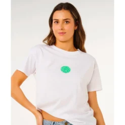 Maglietta Rip Curl Icons Of Surf Relaxed Optical White