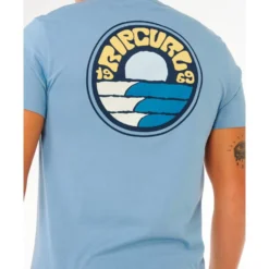 Maglietta Rip Curl Pacific Rinse Stacked Faded Denim