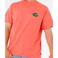 Maglietta Rip Curl Raw Burst Tee Shirt Rose Sky