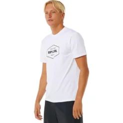 Maglietta Rip Curl Stapler SS White