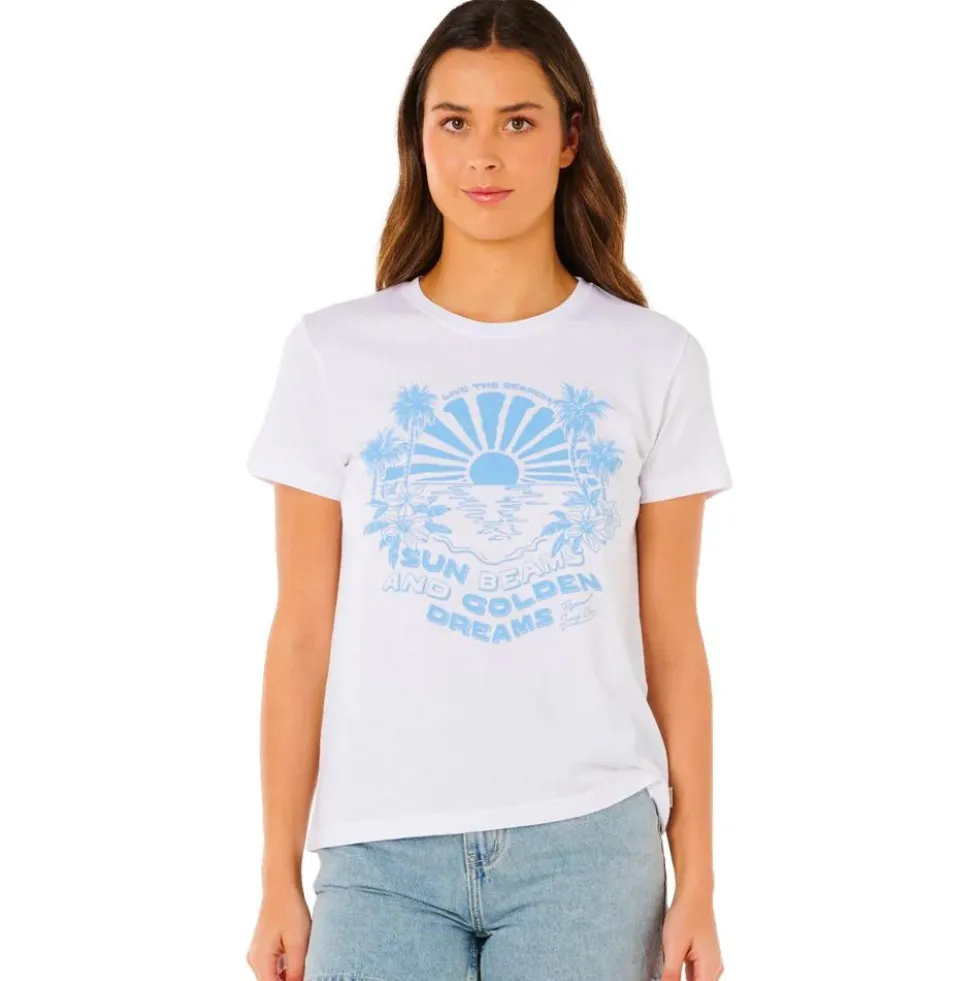 Maglietta Rip Curl Sun Beams Standard White