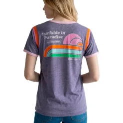 Maglietta Rip Curl Surf Side Ringer Navy