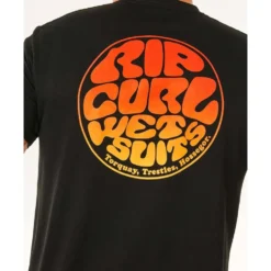Maglietta Rip Curl Wettie Passage Icon Black