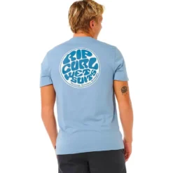Maglietta Rip Curl Wettie Passage Icon Faded Denim