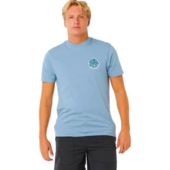Maglietta Rip Curl Wettie Passage Icon Faded Denim