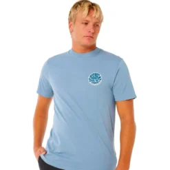 Maglietta Rip Curl Wettie Passage Icon Faded Denim