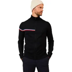 Maglione Rossignol Odysseus Full Zip Merino Black