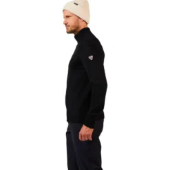 Maglione Rossignol Odysseus Full Zip Merino Black