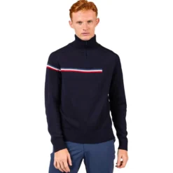 Maglione Rossignol Odysseus Half Zip Merino Dark Navy