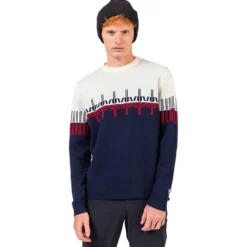 Maglione Rossignol Patterned Crewneck Dark Navy