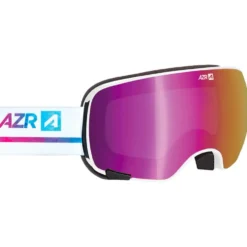 Maschera AZR Fusion Otg Blanche Vernie Full Rose Multicouche + Jaune