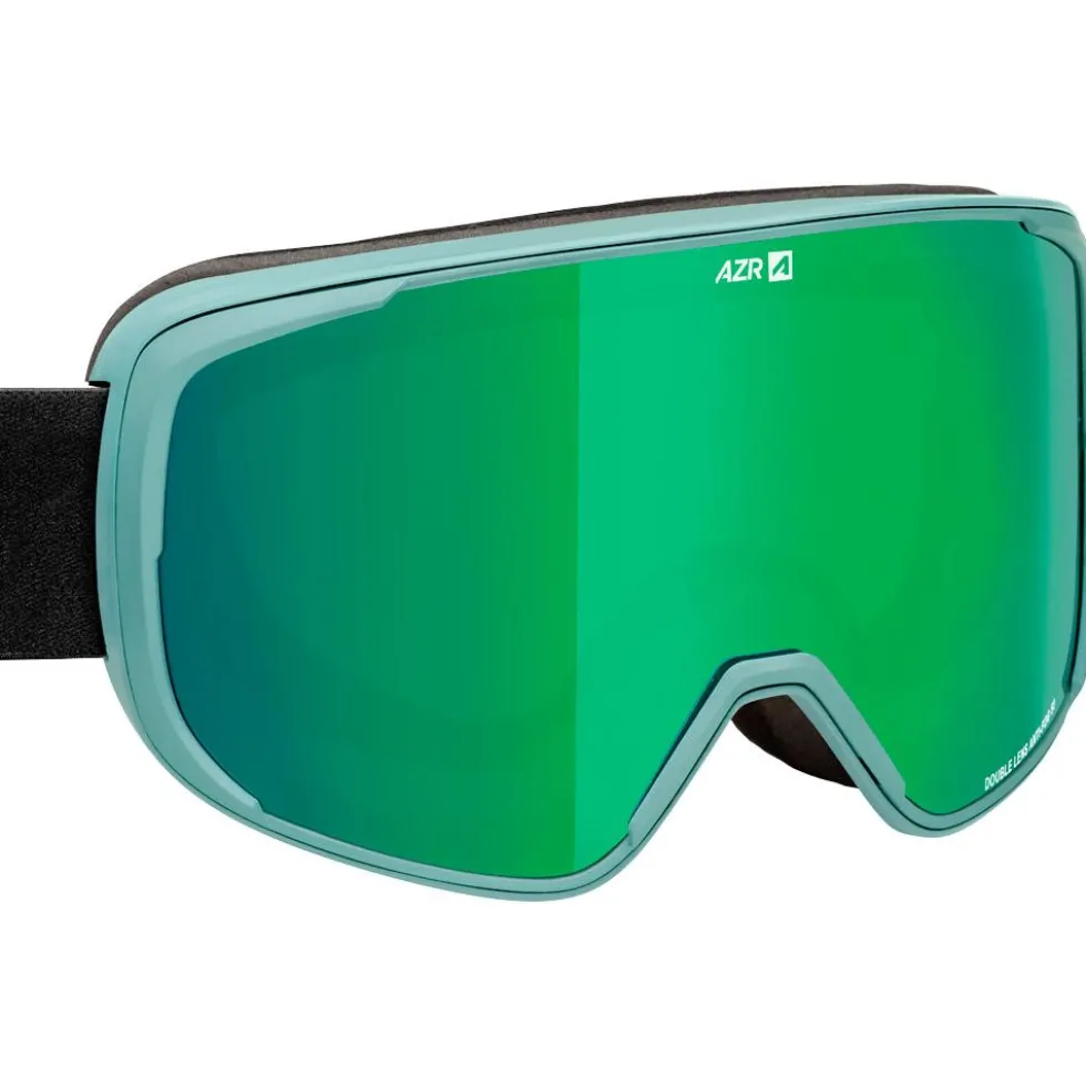 Maschera AZR Snow Otg Vert Mat Vert Multicouche