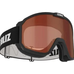 Maschera Bliz Rave Jr Matt Black Orange