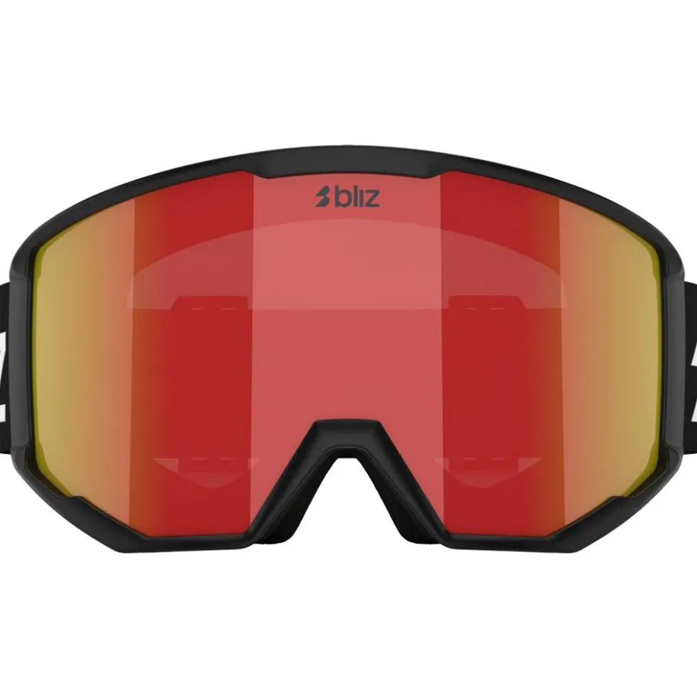 Maschera Bliz Spark Matte Black Brown Red Multi