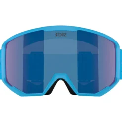Maschera Bliz Spark Matte Blue Brown Blue Multi