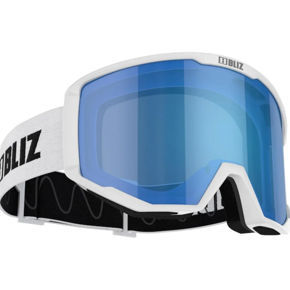 Maschera Bliz Spark White Smoke Blue Multi