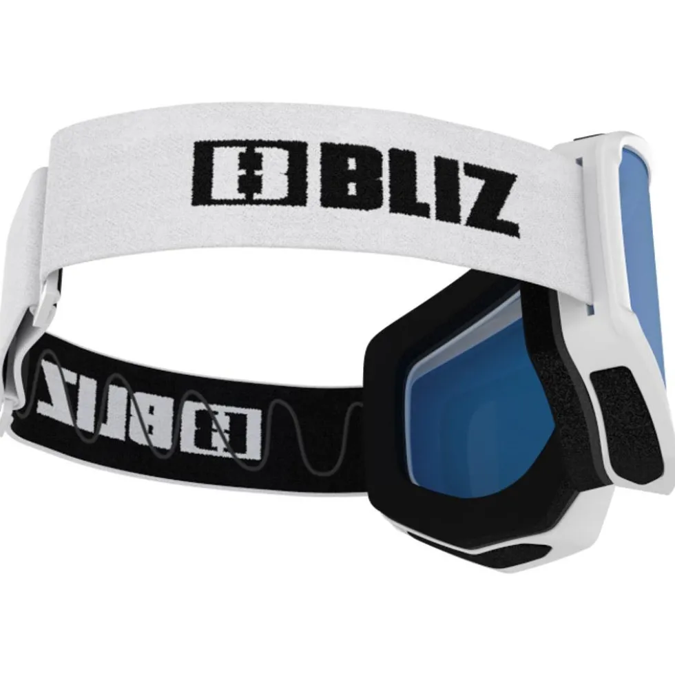 Maschera Bliz Spark White Smoke Blue Multi