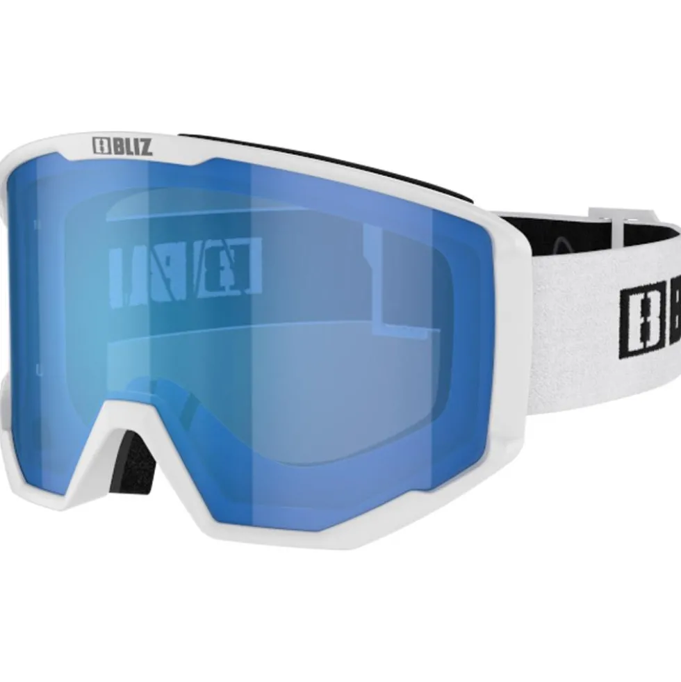 Maschera Bliz Spark White Smoke Blue Multi