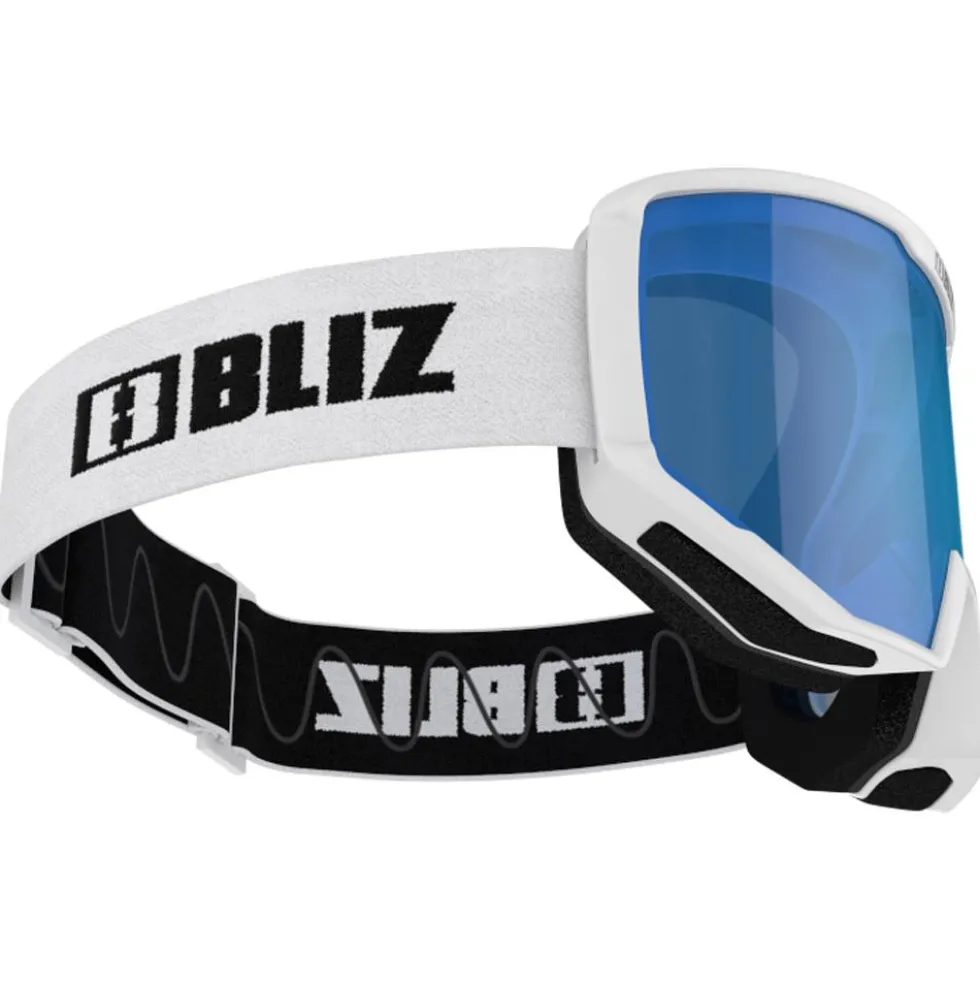 Maschera Bliz Spark White Smoke Blue Multi