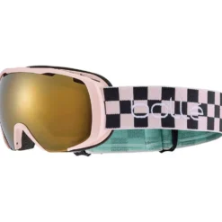 Maschera Bollé Royal Pink Cherckeboard Matte Gold
