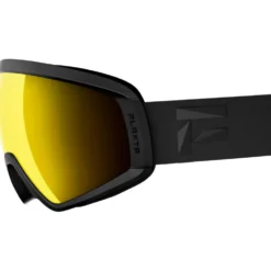 Maschera Flaxta Continuous Black Gold Mirror Lens
