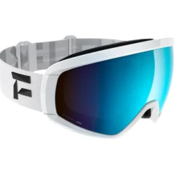 Maschera Flaxta Continuous White Blue Mirror Lens