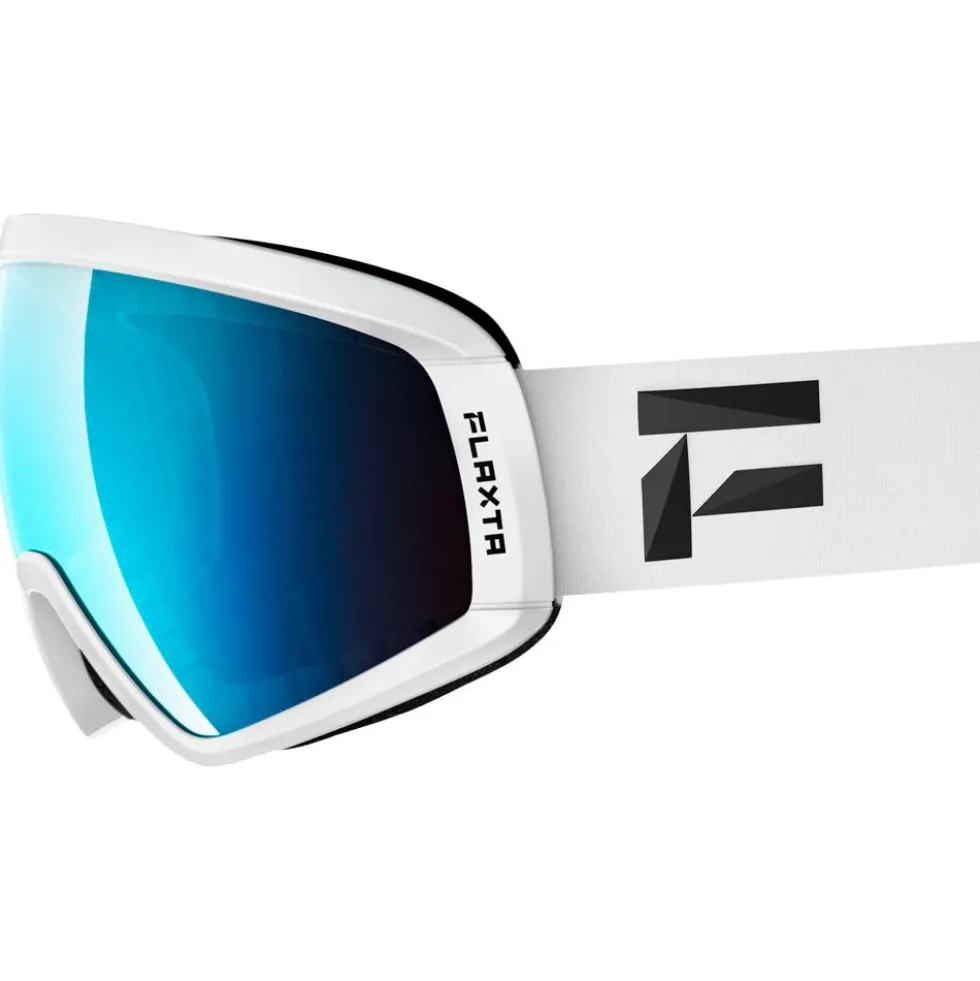Maschera Flaxta Continuous White Blue Mirror Lens