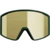 Maschera Flaxta Evoke Deep Green Gold Mirror Lens