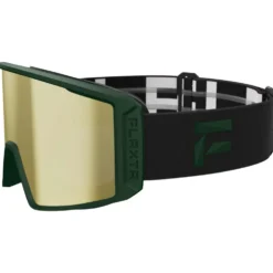 Maschera Flaxta Evoke Deep Green Gold Mirror Lens
