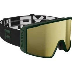 Maschera Flaxta Evoke Deep Green Gold Mirror Lens