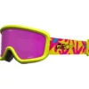 Maschera Giro Chico 2.0 Yellow Flowers Amber Pink
