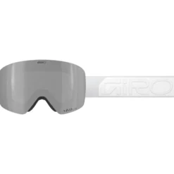 Maschera Giro Contour White Wordmark Vivid Onyx + Vivid Infrared