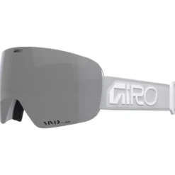 Maschera Giro Contour White Wordmark Vivid Onyx + Vivid Infrared