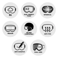 Maschera Julbo Fusion Noir Spectron 1