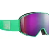 Maschera Julbo Launcher Vert Fluo Noir Reactiv 0-4 High Contrast