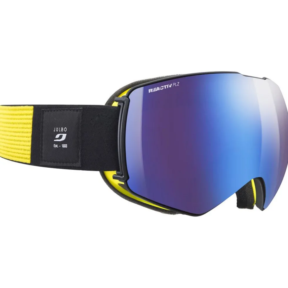 Maschera Julbo Lightyear Noir Jaune Reactiv 2-4 Polarized