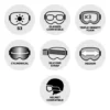 Maschera Moken Vision Two Camel Grey Grey No Coating