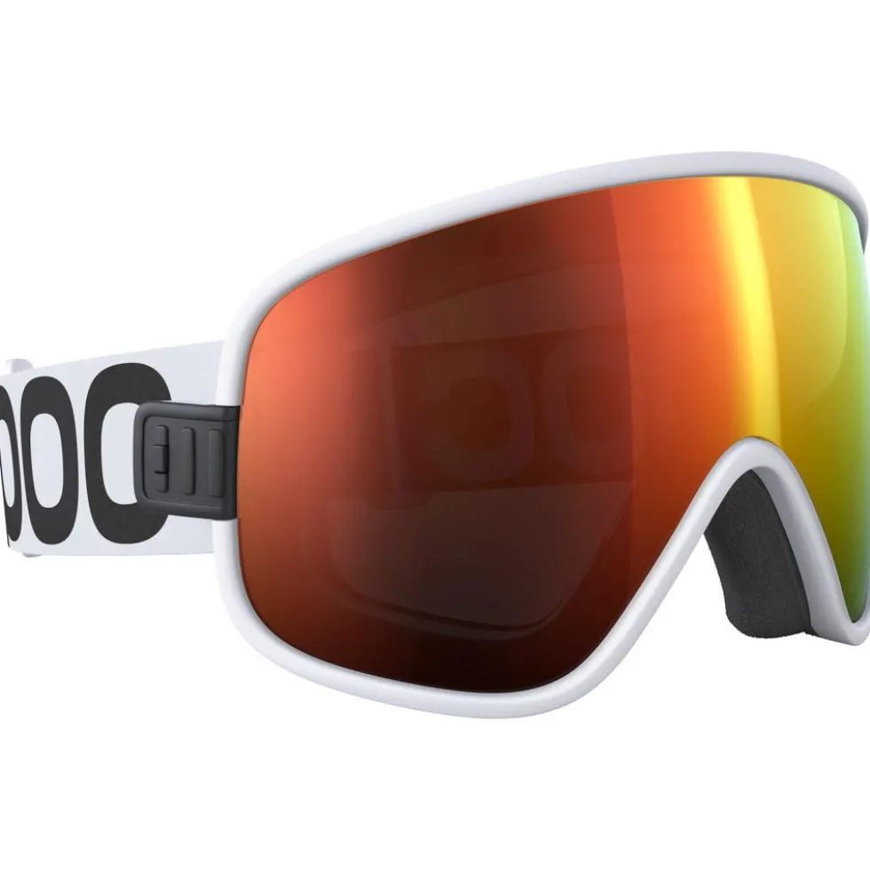 Maschera Poc Vitrea Hydrogen White Clarity Intense Partly Sunny Orange