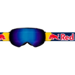 Maschera Red Bull Spect Alley Oop Matte Black Blue Grey with Blue Mirror Snow