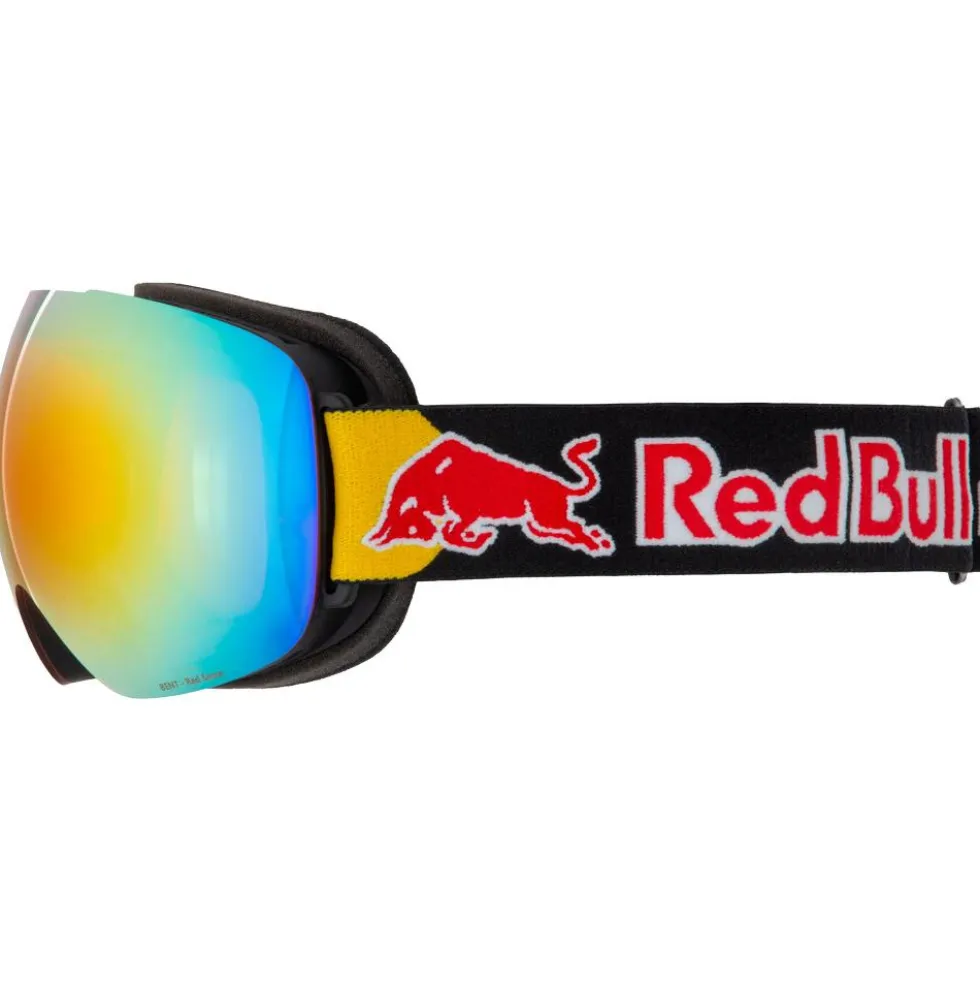 Maschera Red Bull Spect Bent Matt Black Orange Red Mirror