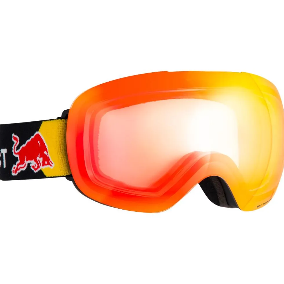 Maschera Red Bull Spect Bent Matt Black Brown Red Chrome-x